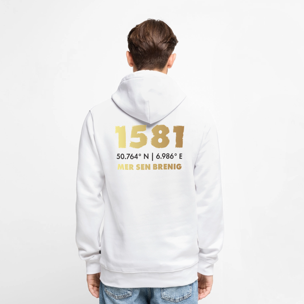 Jubiläums-Hoodie Schützen Brenig, weiß NEU - Weiß