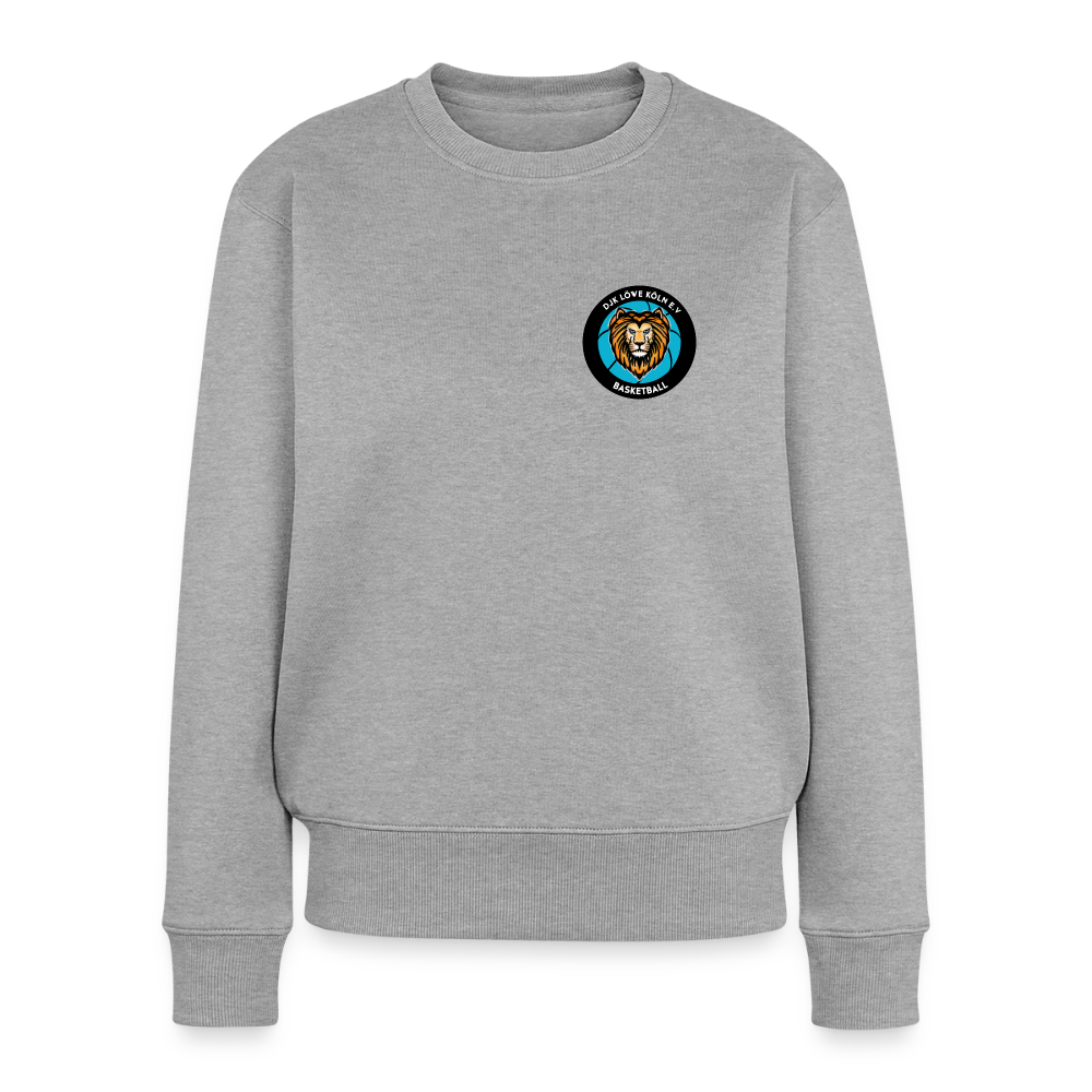Frauen Premium Pullover - Grau meliert
