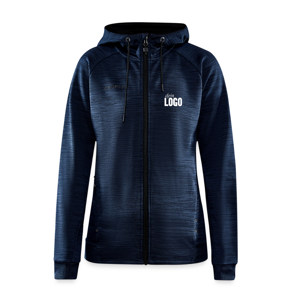 CRAFT ADV Unify Frauen Kapuzenjacke - Navy meliert