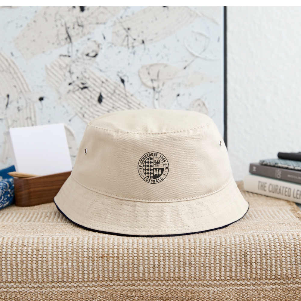 Bucket Hat - Natur/Navy