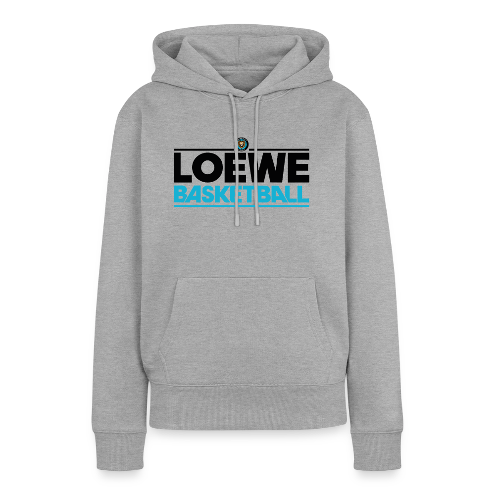 Frauen Premium Hoodie - Grau meliert