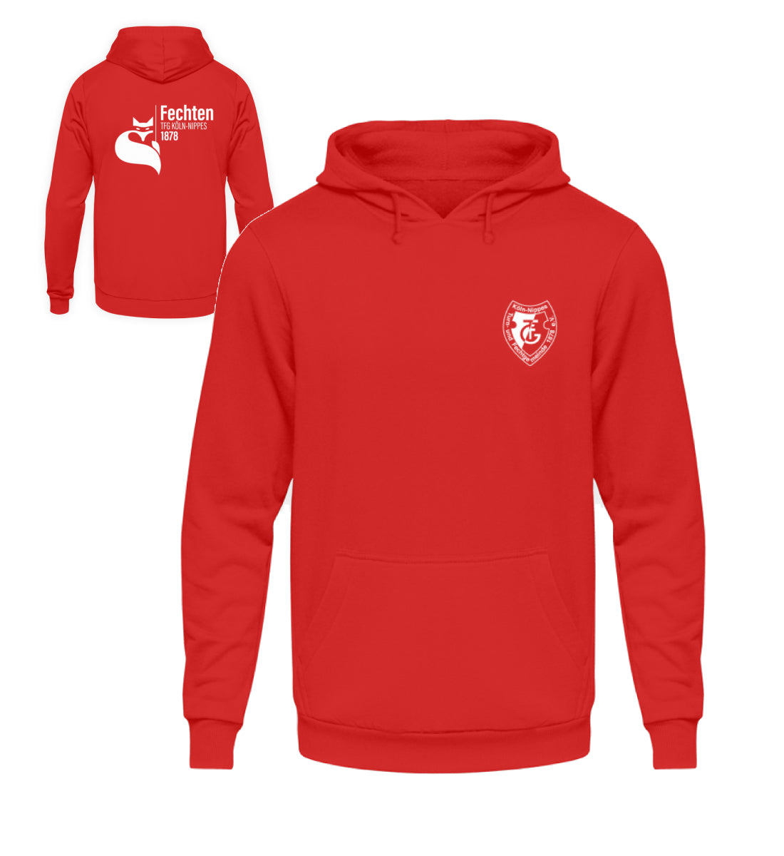 Unisex Hoodie Fechten, verschiedene Farben
