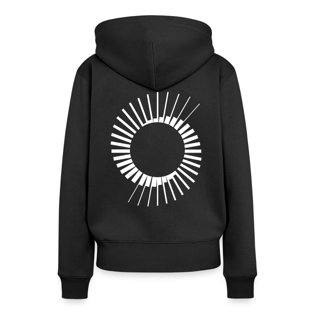 Frauen Premium Hoodie - Schwarz