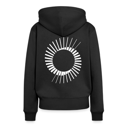 Frauen Premium Hoodie - Schwarz
