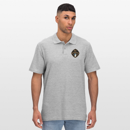 Männer Poloshirt - Grau meliert