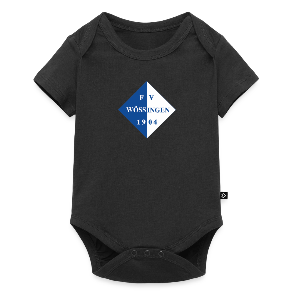 Baby Bio-Kurzarm-Body - Schwarz