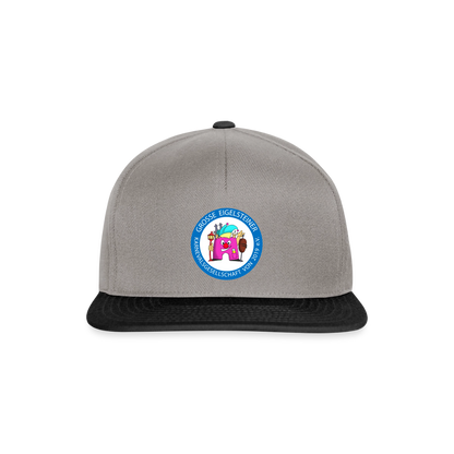 Snapback Cap - Graphit/Schwarz