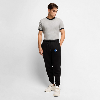 Männer Premium Bio Jogginghose - Schwarz