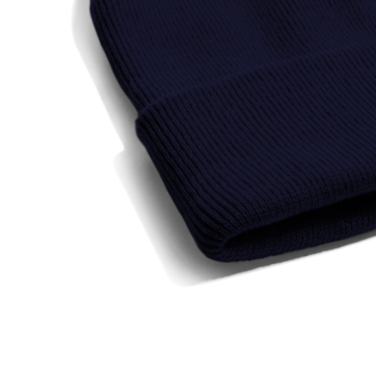 Bestickte Wintermütze - Navy