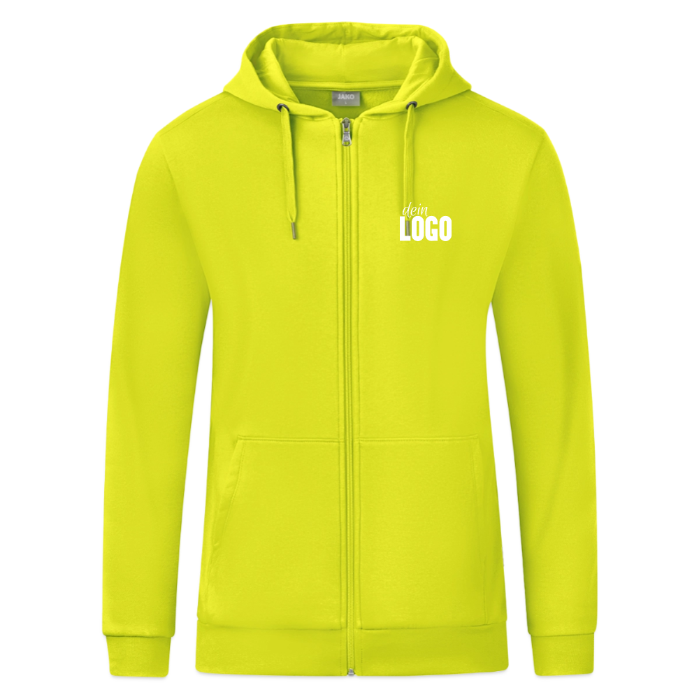 JAKO Männer Kapuzenjacke Organic - Limettengrün