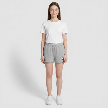 Frauen Premium Organic Sweatshorts - Grau meliert