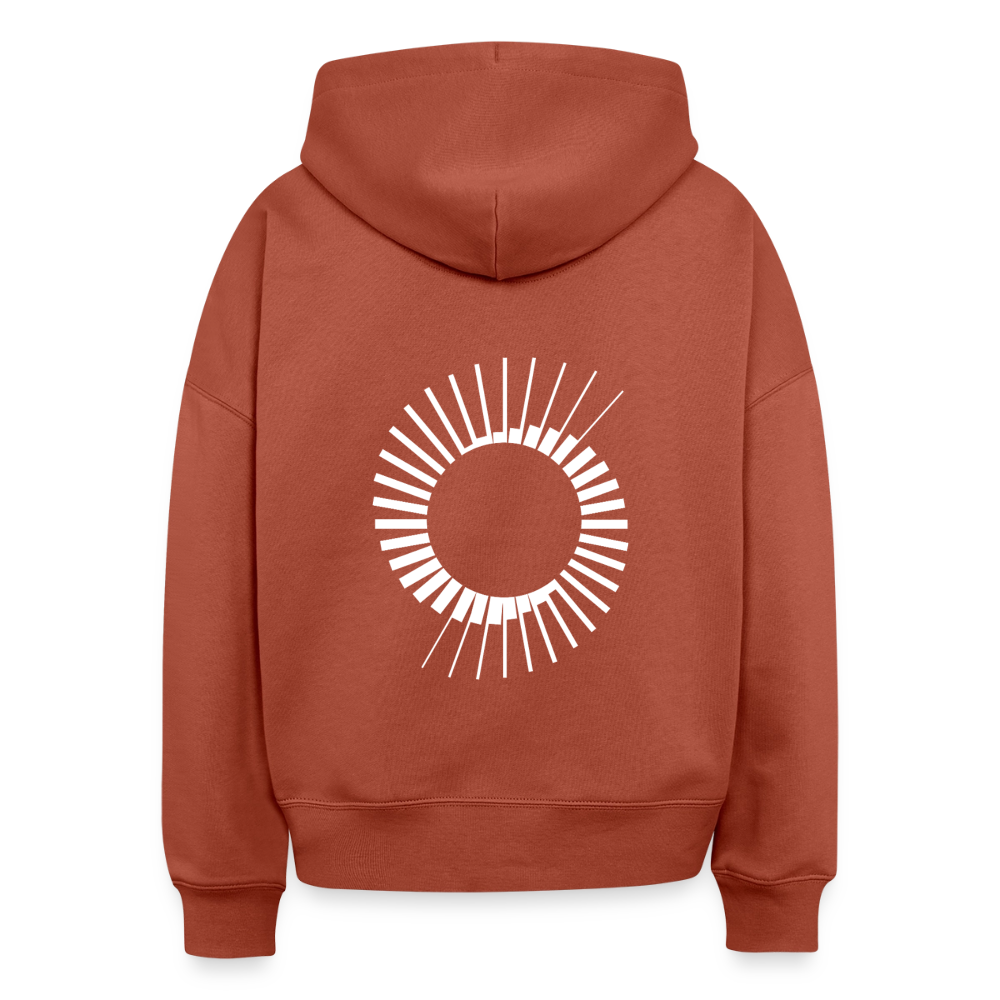 Stanley/Stella Boxy Frauen Bio Hoodie Nora - Terrakotta