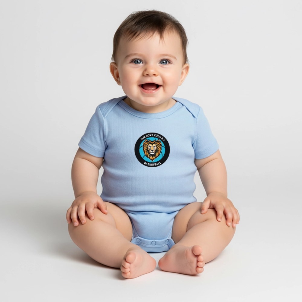 Baby Bio-Kurzarm-Body - Hellblau