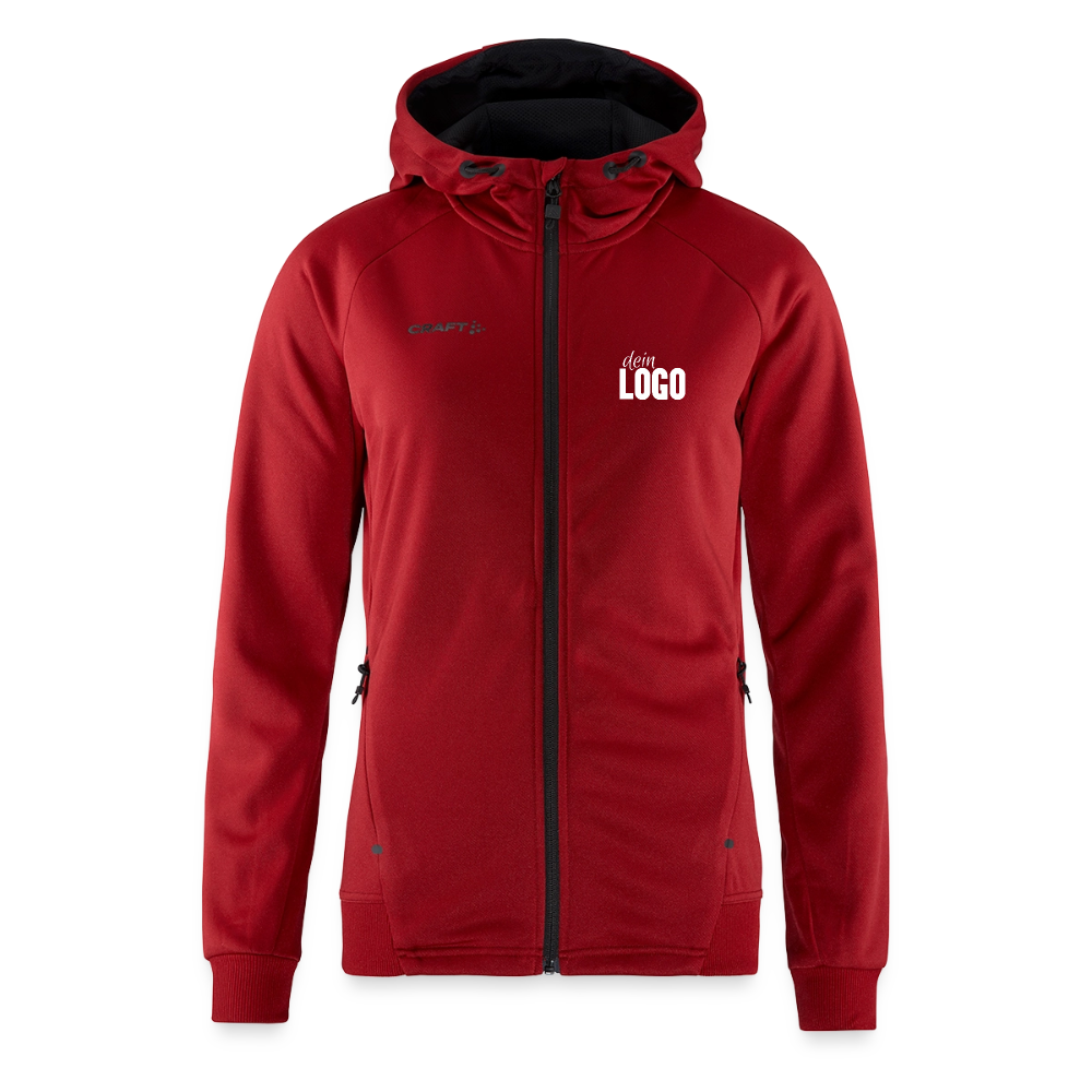 CRAFT ADV Unify Frauen Kapuzenjacke - Dunkelrot