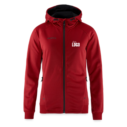 CRAFT ADV Unify Frauen Kapuzenjacke - Dunkelrot