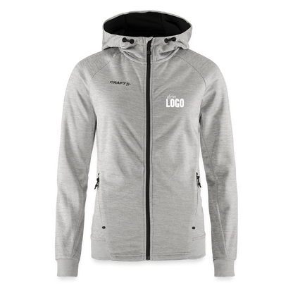 CRAFT ADV Unify Frauen Kapuzenjacke - Grau meliert