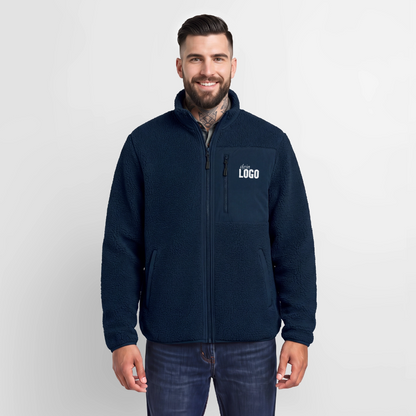 Relaxed Fit Unisex Sherpajacke von Stanley/Stella - Navy