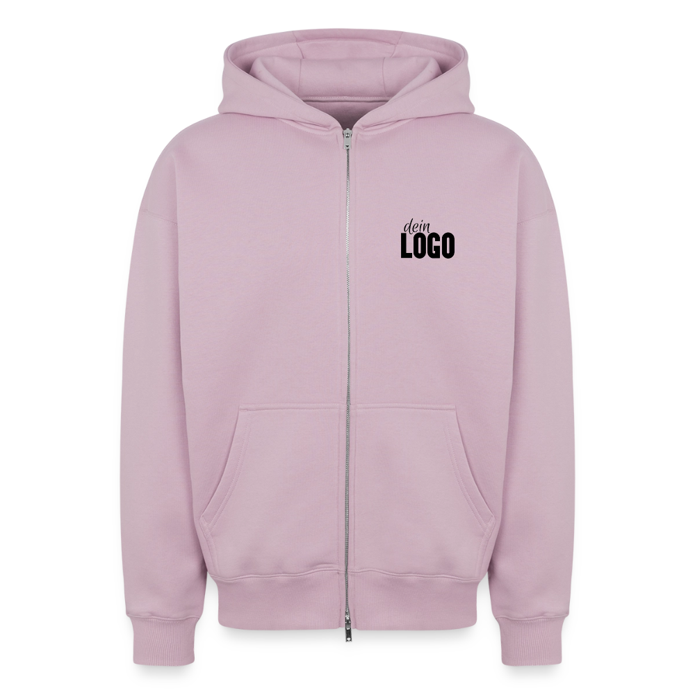 Oversized Heavyweight Unisex Zip Hoodie - Altrosa