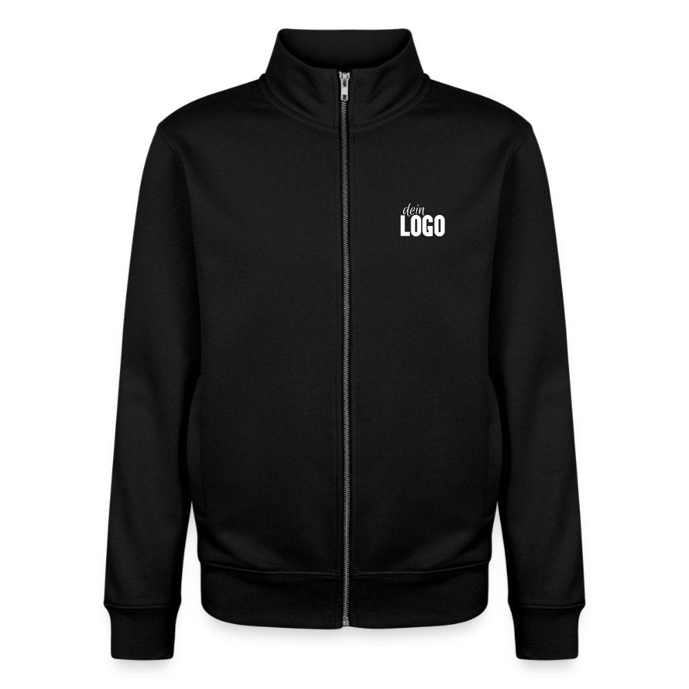 Unisex Organic Zip Sweatshirt - Schwarz