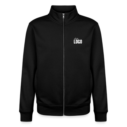 Unisex Organic Zip Sweatshirt - Schwarz