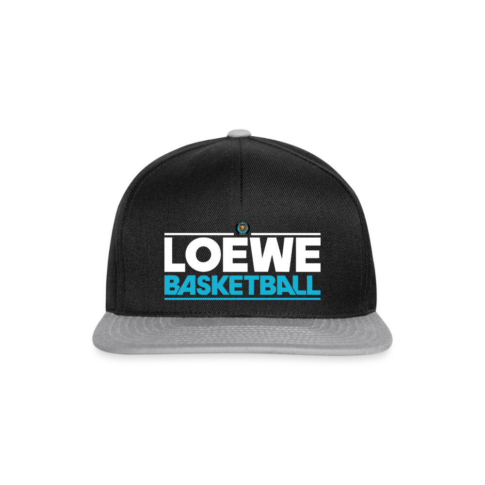 Snapback Cap - Schwarz/Grau