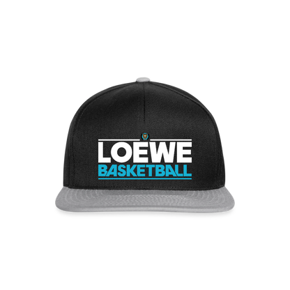 Snapback Cap - Schwarz/Grau