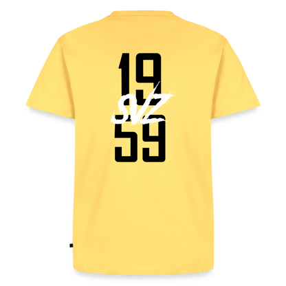 Männer Premium T-Shirt - Pastellgelb