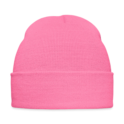 Bestickte Wintermütze - Pink