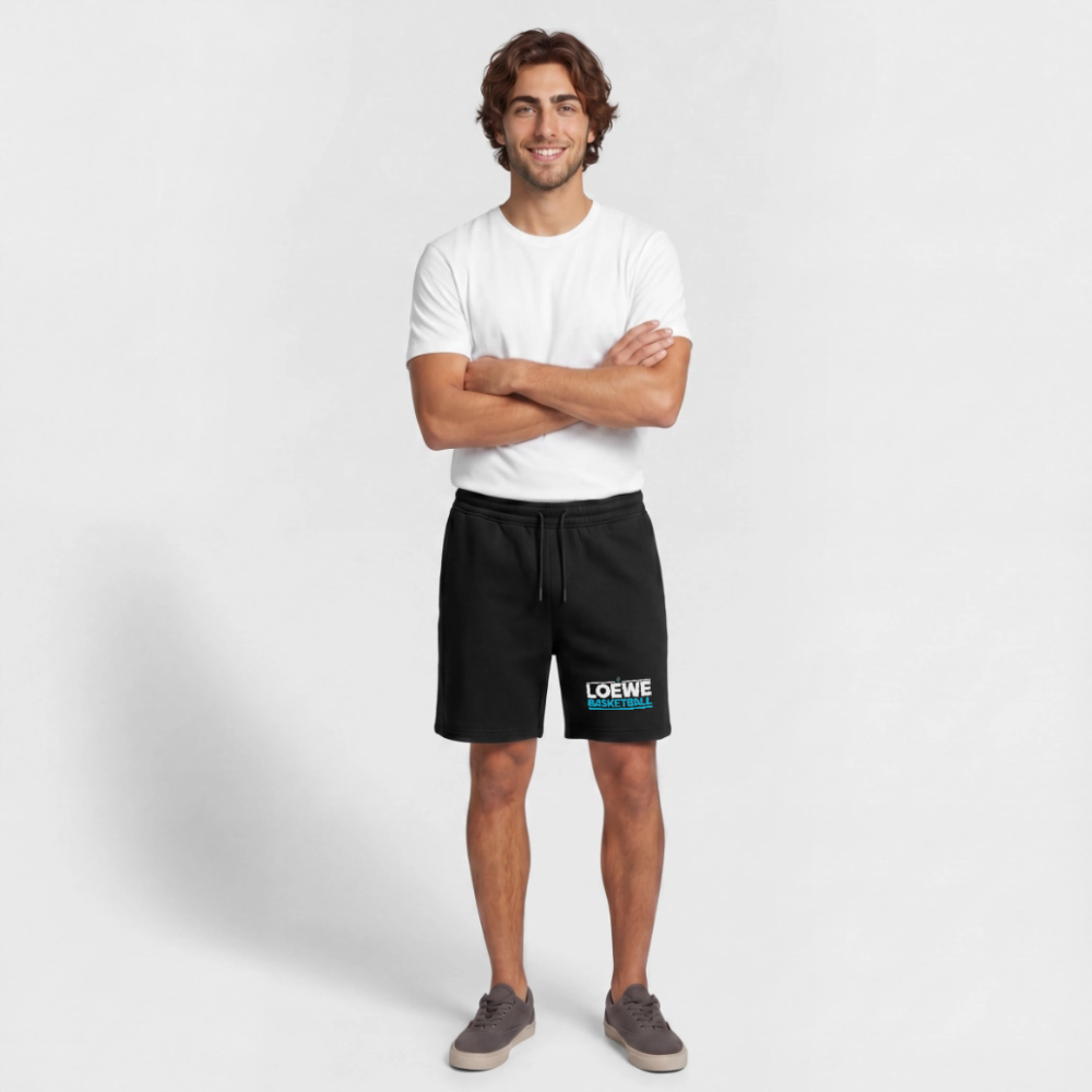 Männer Premium Organic Sweatshorts - Schwarz