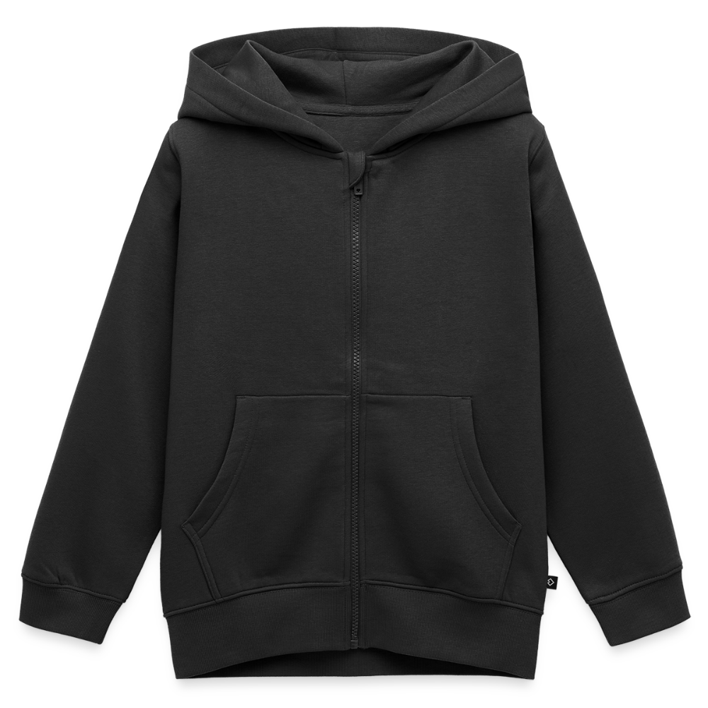 Kinder Premium Kapuzenjacke - Schwarz