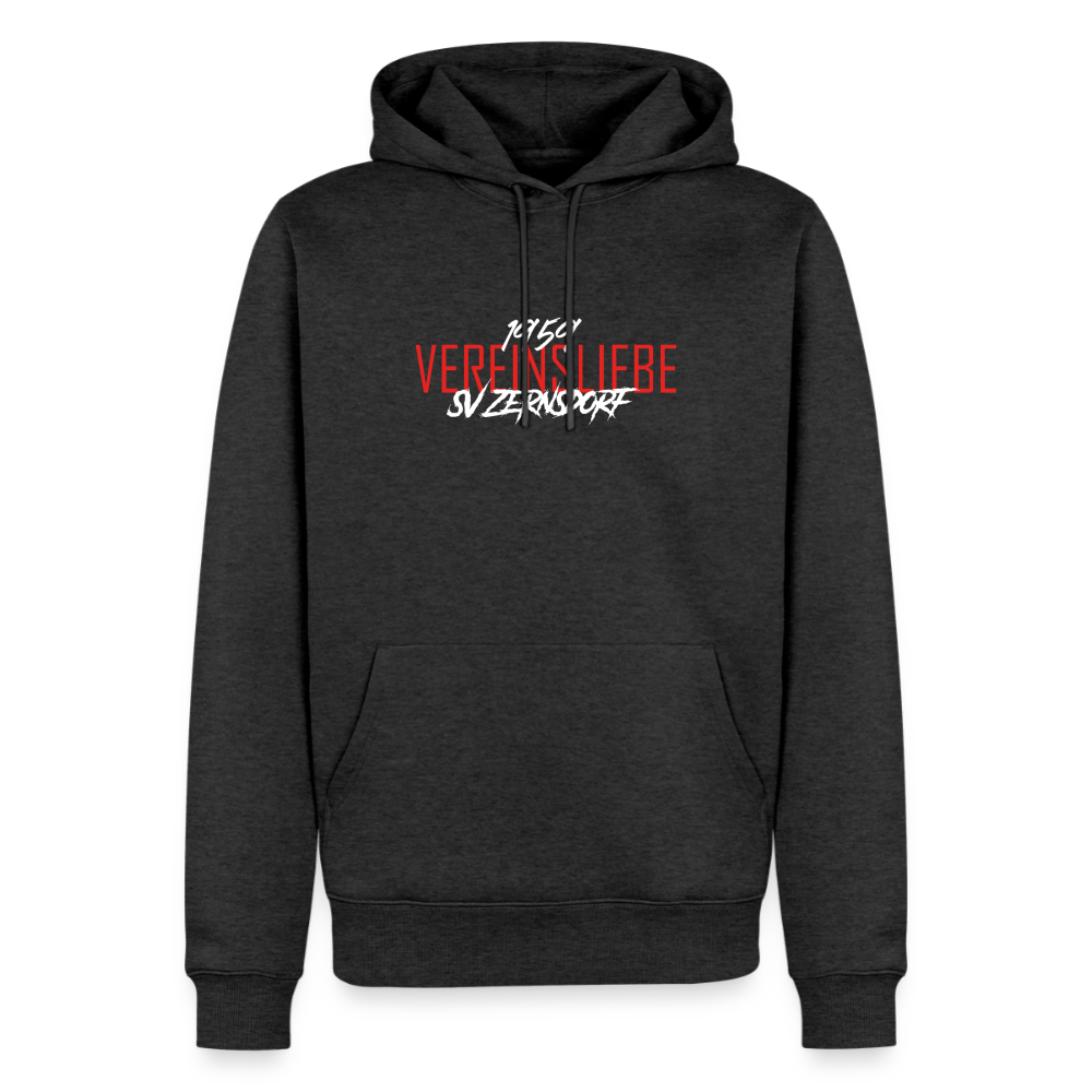 Männer Premium Hoodie - Anthrazit meliert