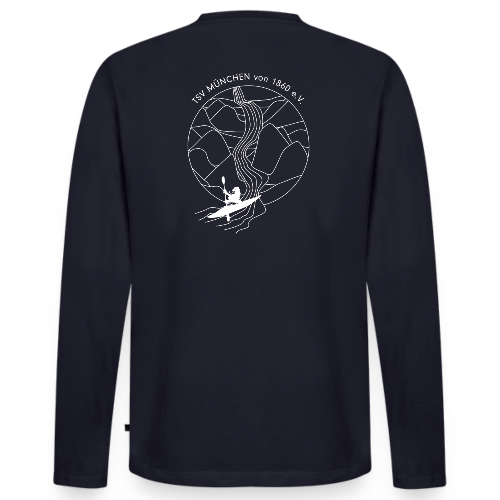 Langarmshirt Kajak, verschiedene Farben NEU - Navy