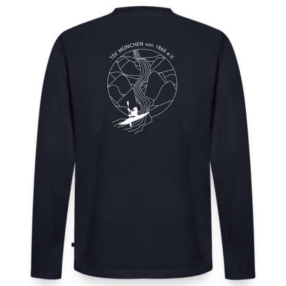 Langarmshirt Kajak, verschiedene Farben NEU - Navy