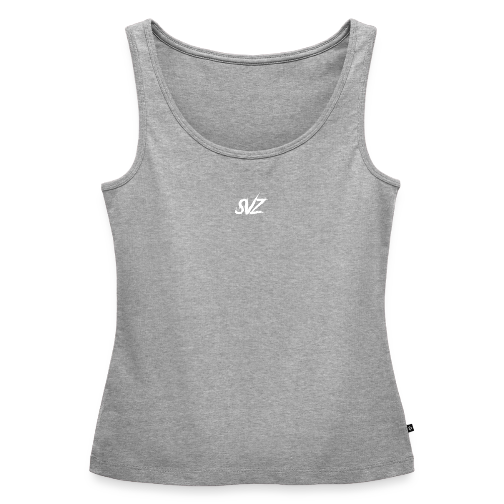 Frauen Premium Tank Top - Grau meliert