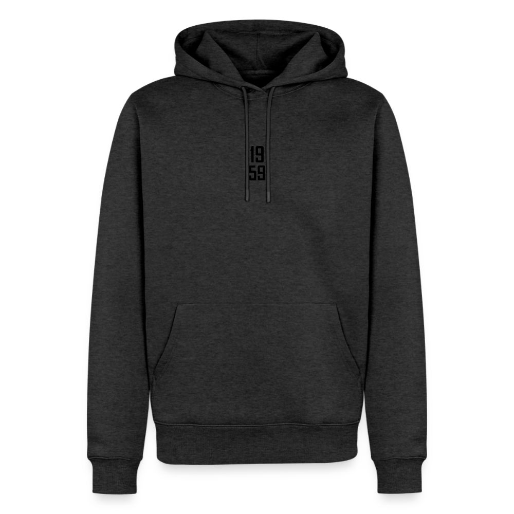 Männer Premium Hoodie - Anthrazit meliert