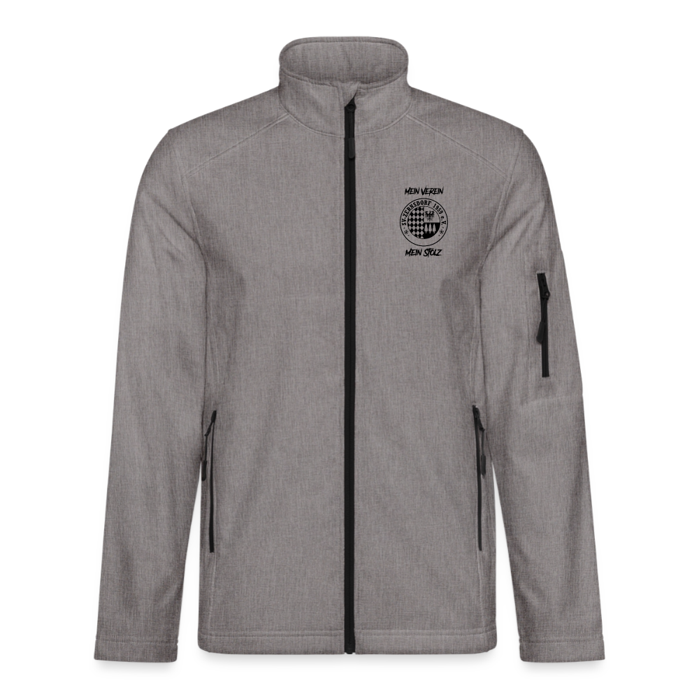 Unisex Softshelljacke - Grau meliert