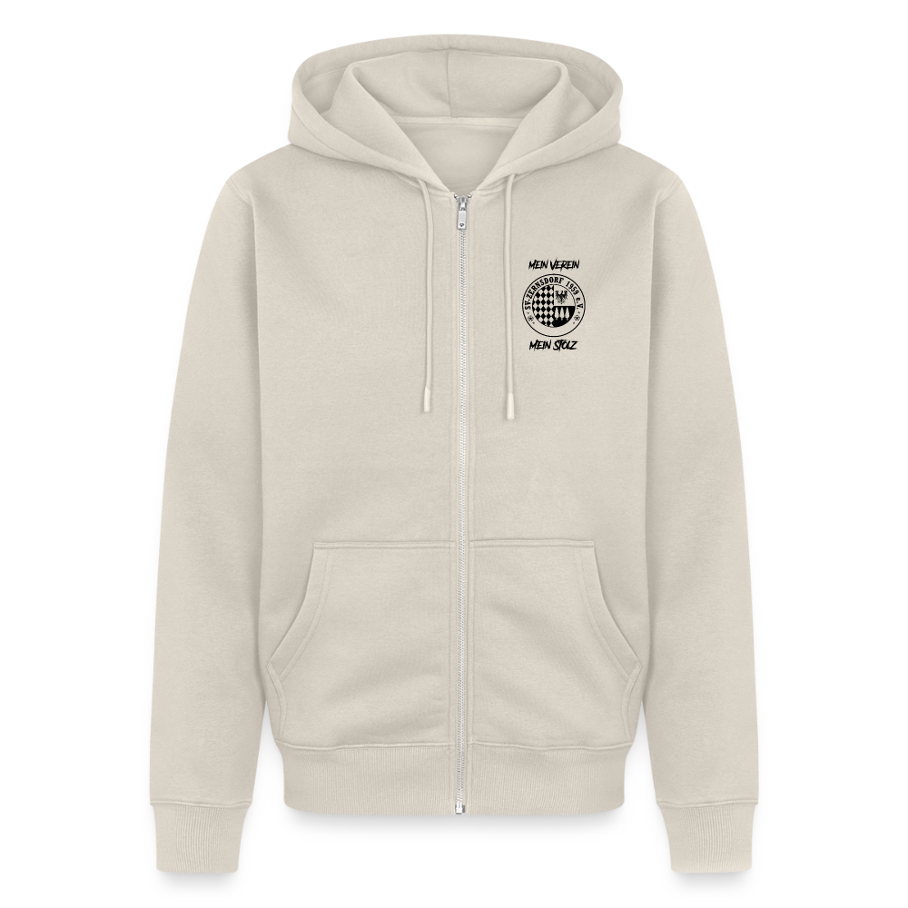Männer Premium Kapuzenjacke - Beige