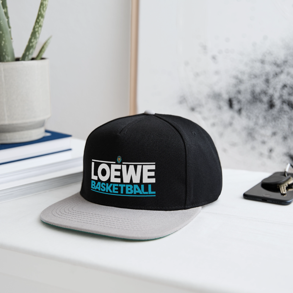 Snapback Cap - Schwarz/Grau