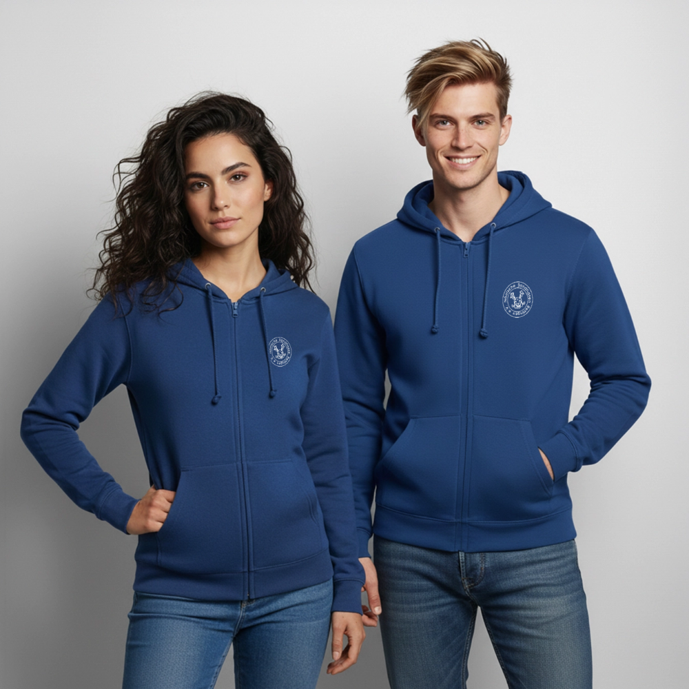 Unisex Kapuzenjacke - Royalblau