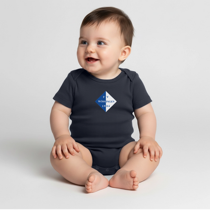Baby Bio-Kurzarm-Body - Navy