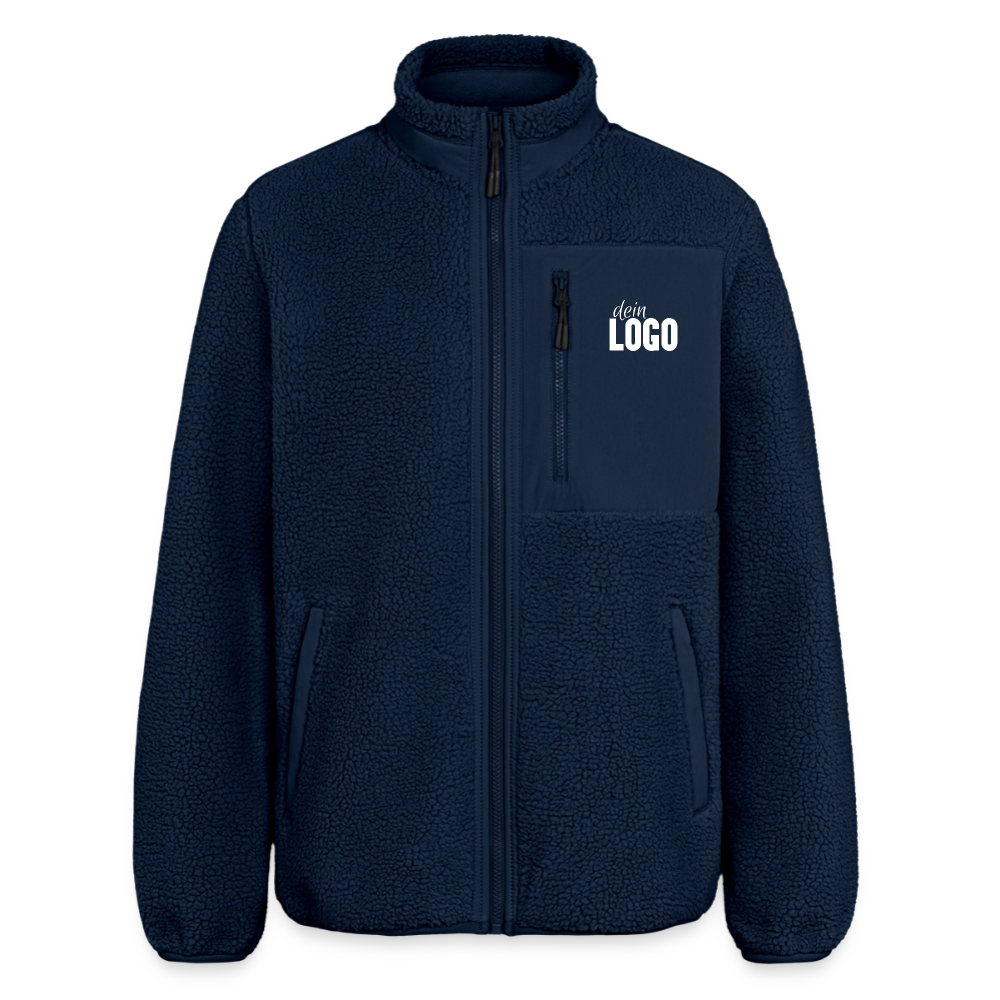 Relaxed Fit Unisex Sherpajacke von Stanley/Stella - Navy