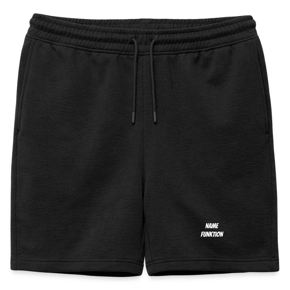 Männer Premium Organic Sweatshorts - Schwarz