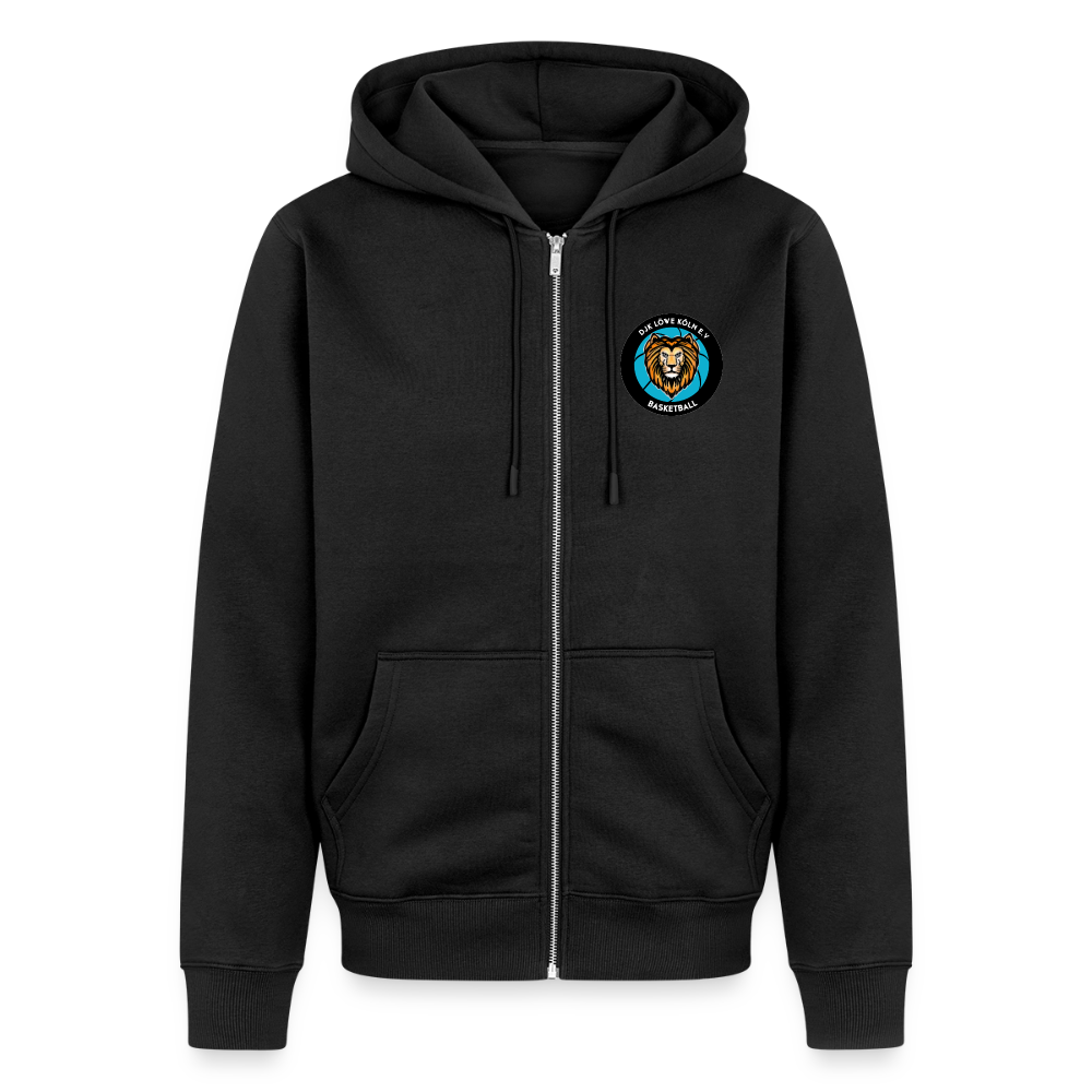 Männer Premium Kapuzenjacke - Schwarz