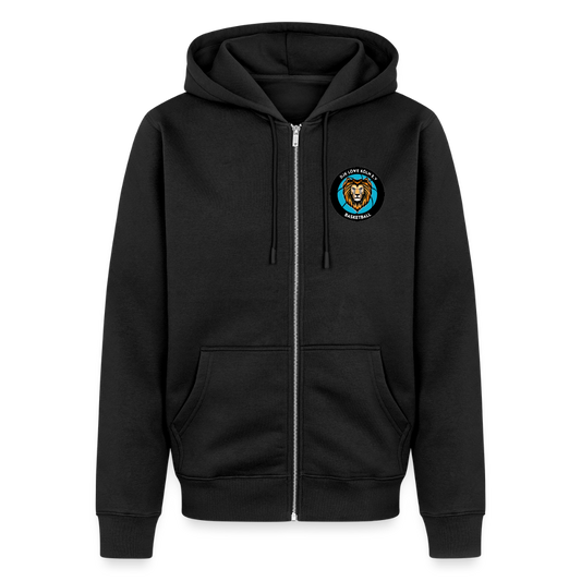 Männer Premium Kapuzenjacke - Schwarz