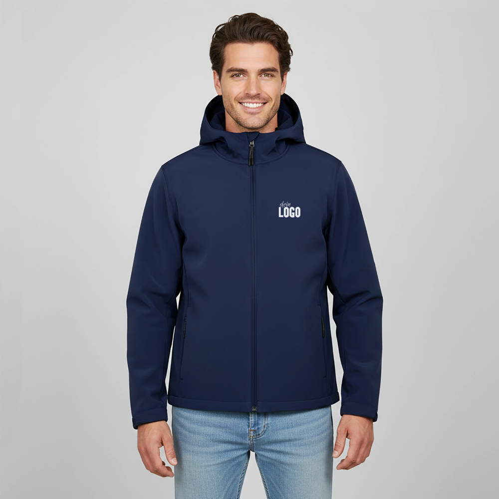 Recycelte Männer Softshell-Jacke von Stanley/Stella - Navy