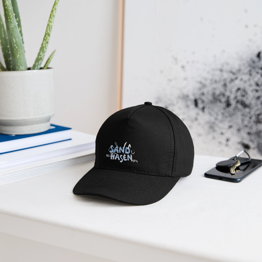 Bio-Baseballkappe - Schwarz