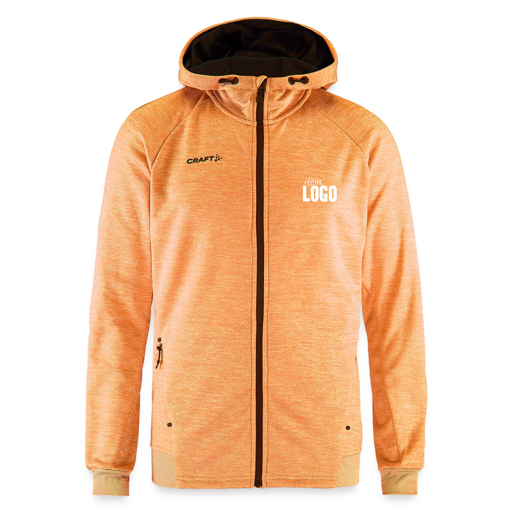CRAFT ADV Unify Kapuzenjacke - Hellorange meliert