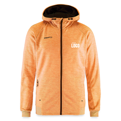 CRAFT ADV Unify Kapuzenjacke - Hellorange meliert