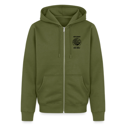 Männer Premium Kapuzenjacke - Khaki