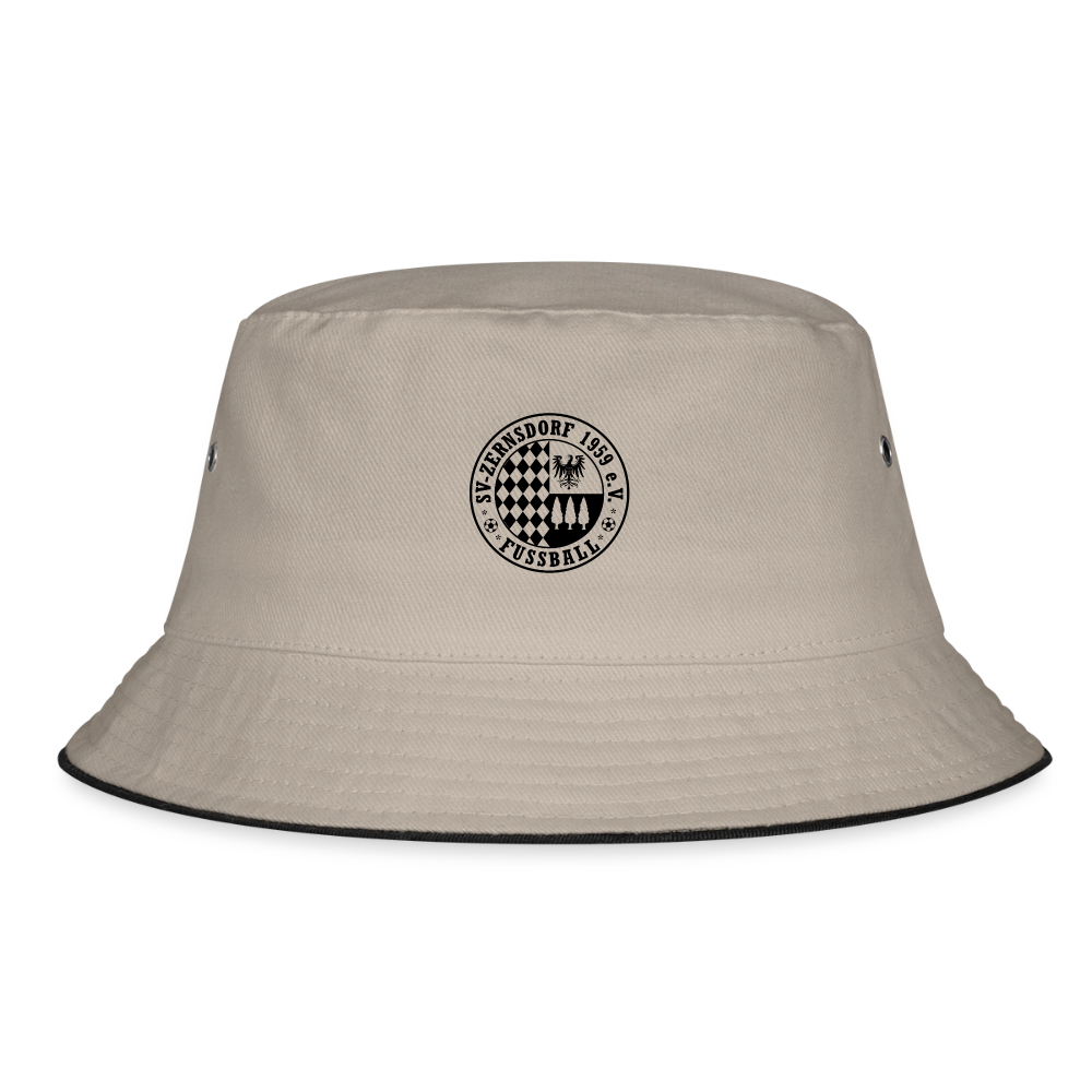 Bucket Hat - Khaki/Schwarz